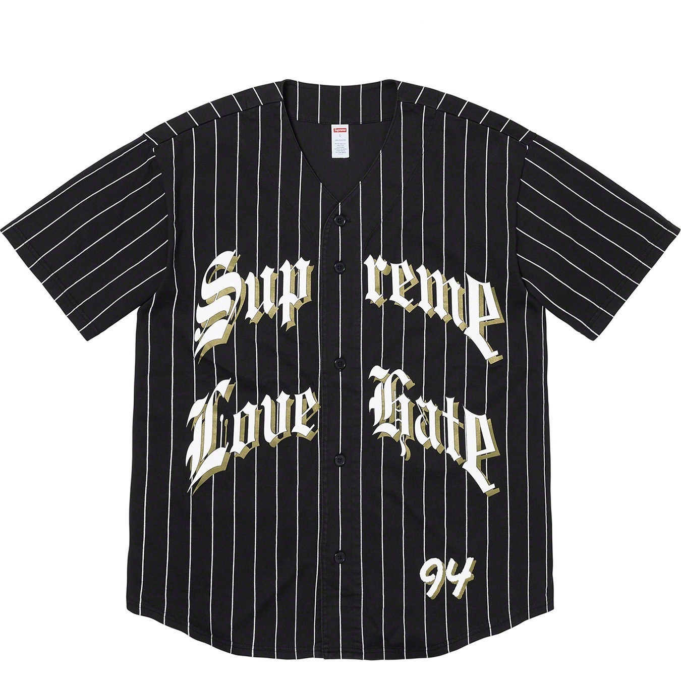 Love Hate Baseball Jersey view 5
